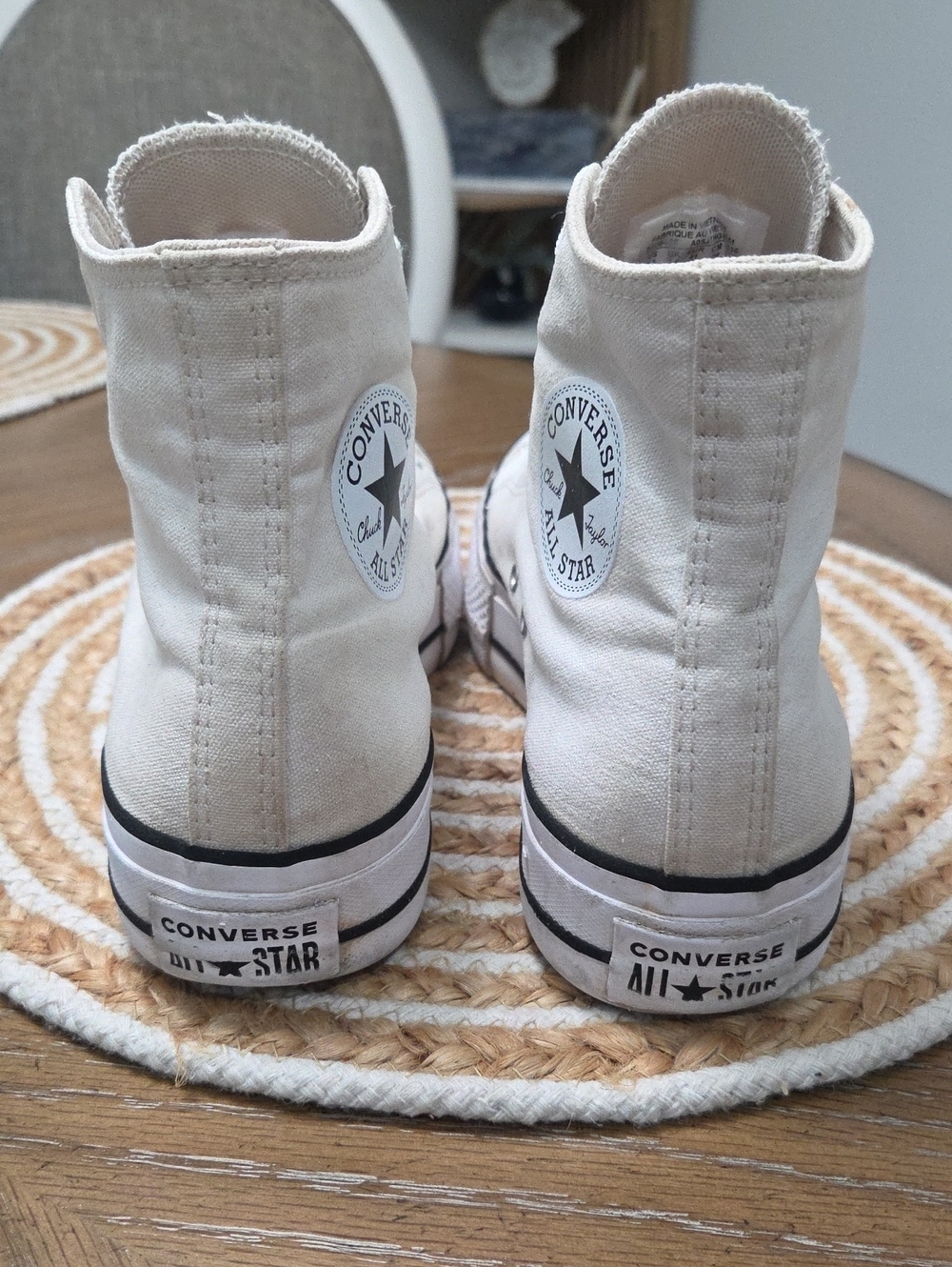 Converse All Star Lift Platform Hightop In White, Size 7.5 - Picture 4 of 11